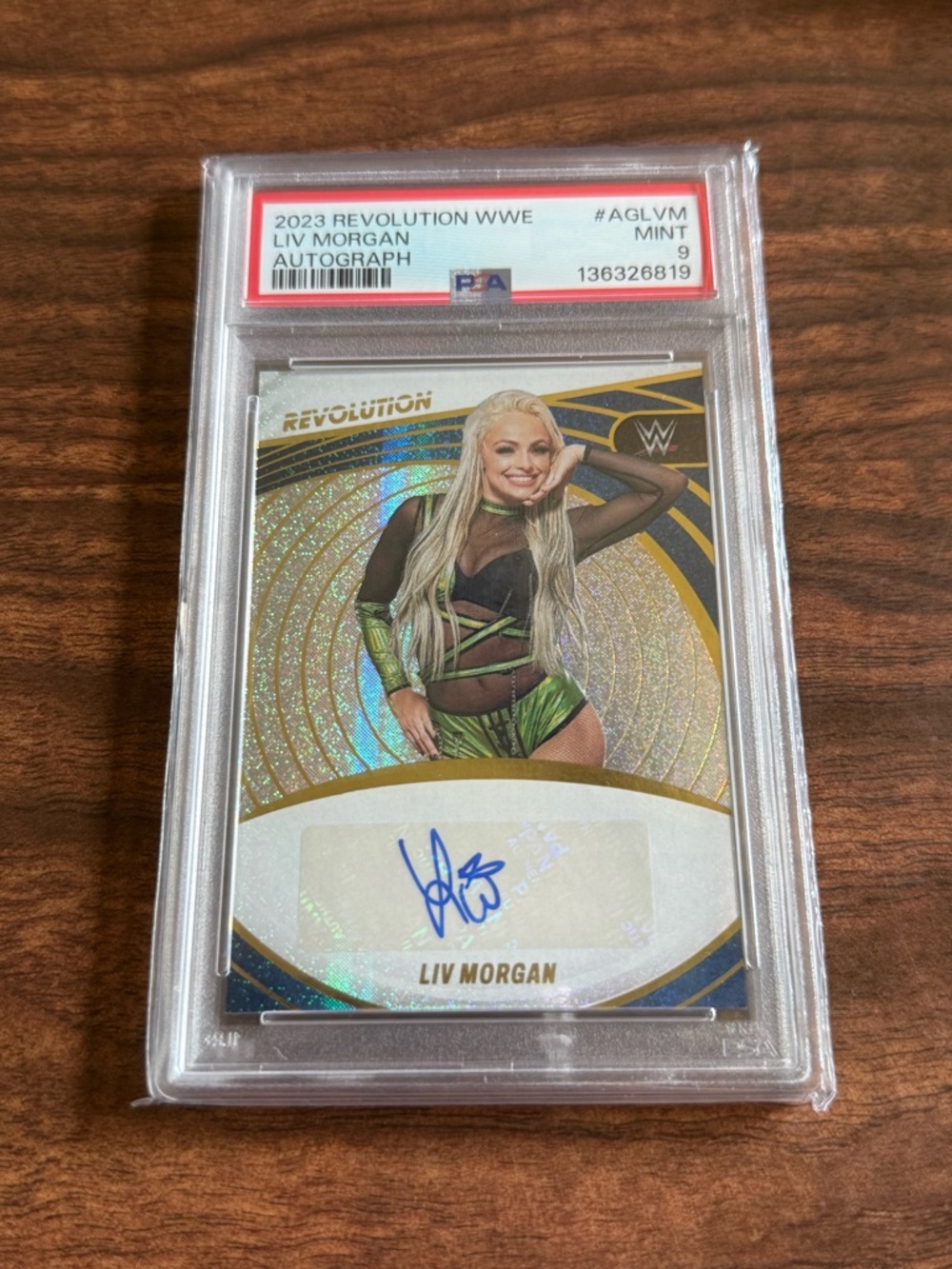 WWE Liv Morgan Revolution PSA 9 Auto